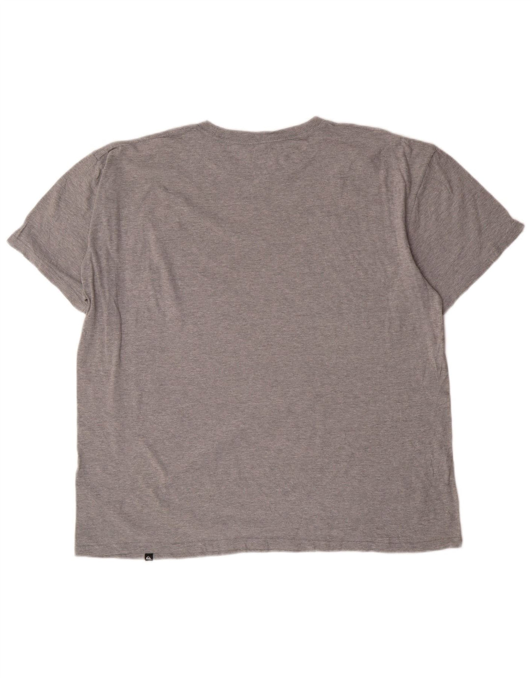 Quiksilver Mens Regular Fit Graphic T-Shirt Top XL Grey Flecked Cotton