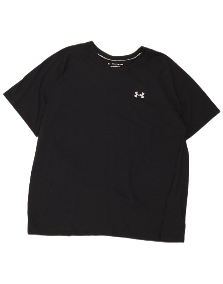 Under Armour Mens T-Shirt Top 2XL Black