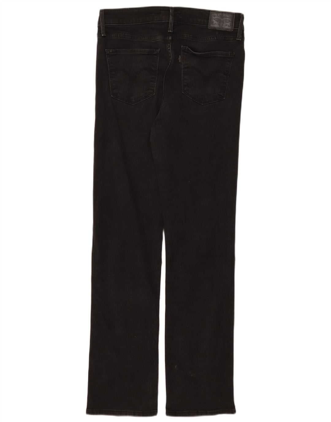 Levi's Womens 314 Shaping Straight Jeans W29 L30 Black Cotton