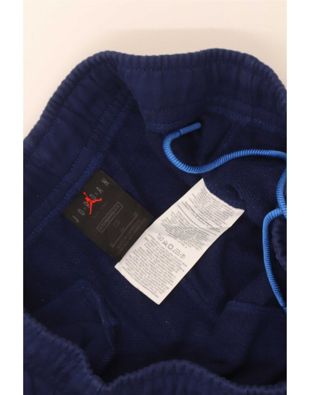 Jordan Mens Tracksuit Trousers Joggers Medium Blue Cotton