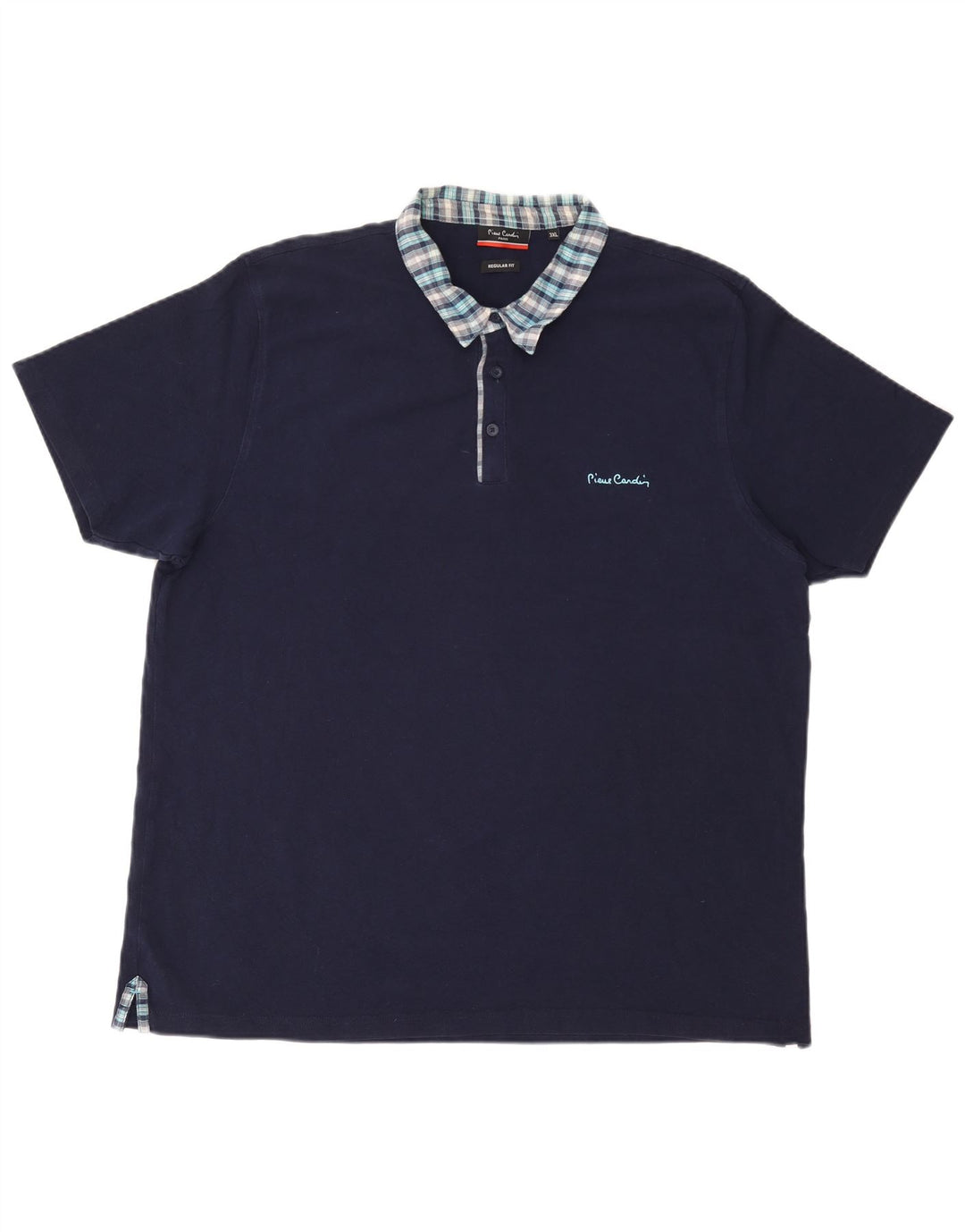 PIERRE CARDIN Mens Paris Regular Fit Polo Shirt 3XL Navy Blue Cotton