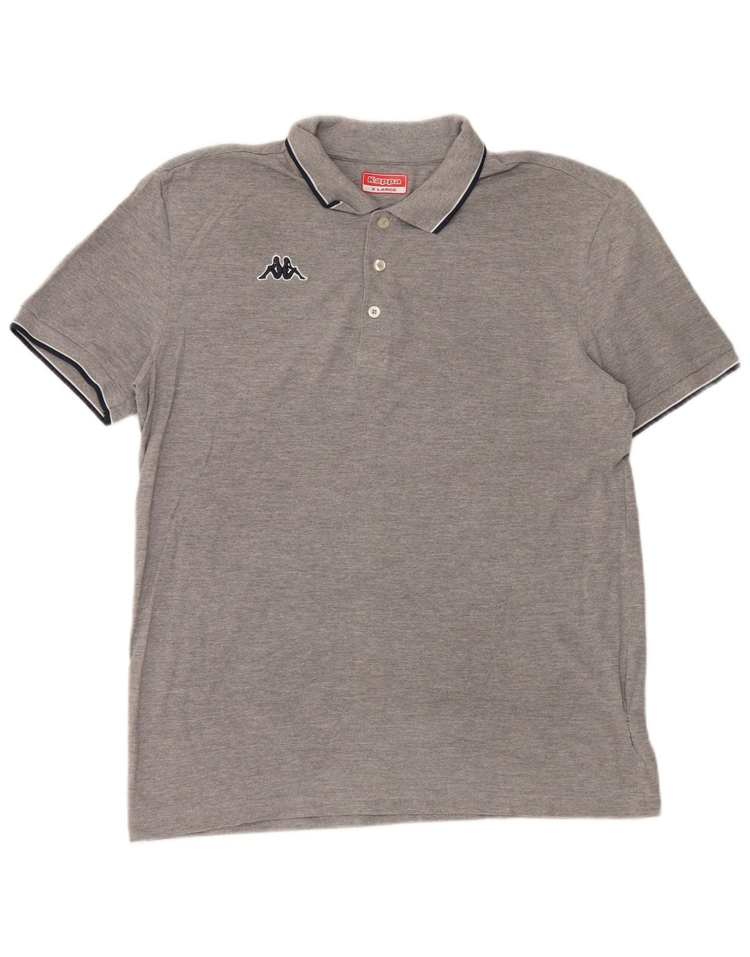 Kappa Mens Polo Shirt XL Grey