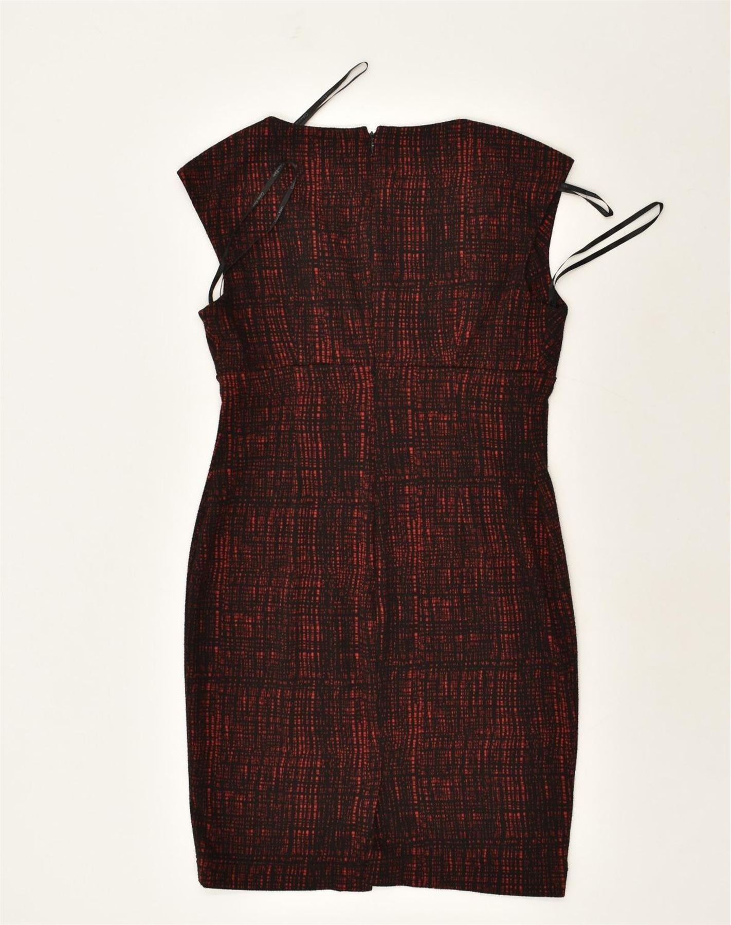 Burgundy calvin klein dress online