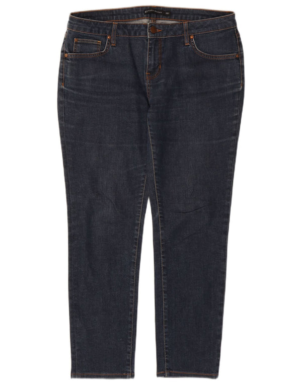Zara Womens Slim Jeans EU 46 2XL W36 L28 Navy Blue