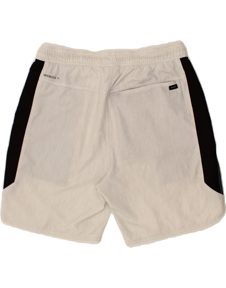 RIP CURL Mens Sport Shorts Medium Off White Colourblock Polyester