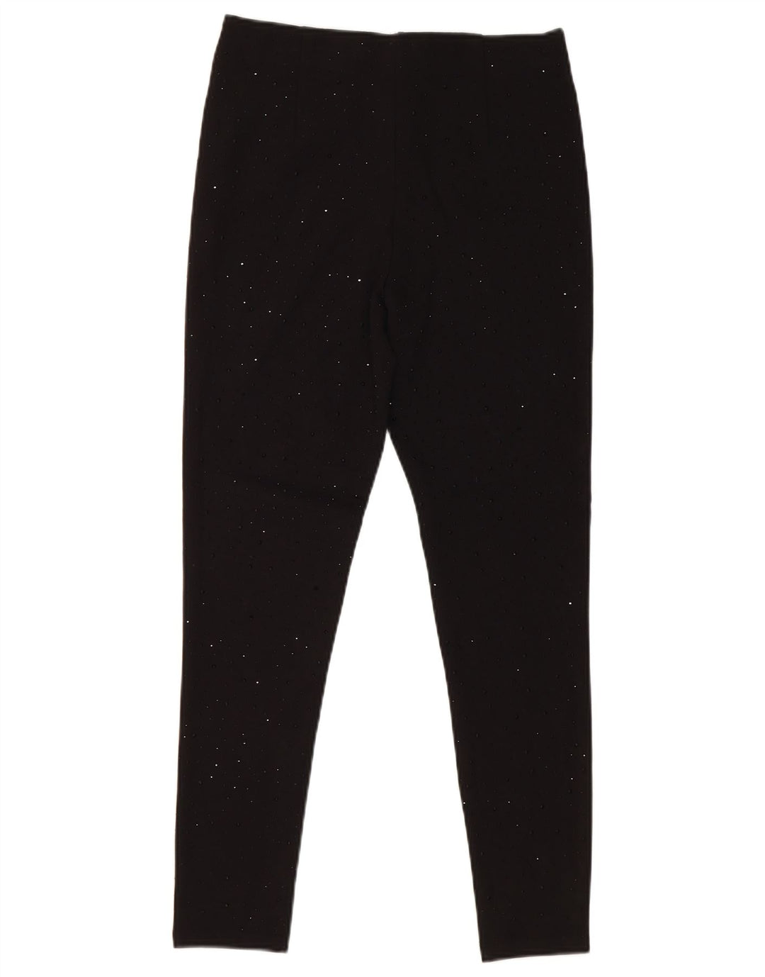 Zara Womens Leggings UK 10 Small  Black Viscose
