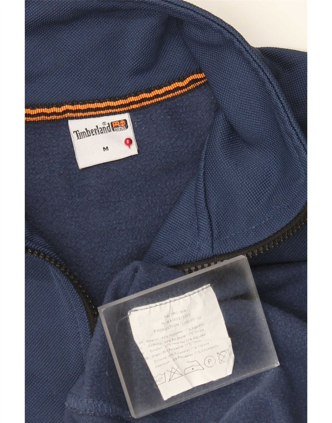 Timberland Mens Graphic Pullover Tracksuit Top Medium Blue Sports