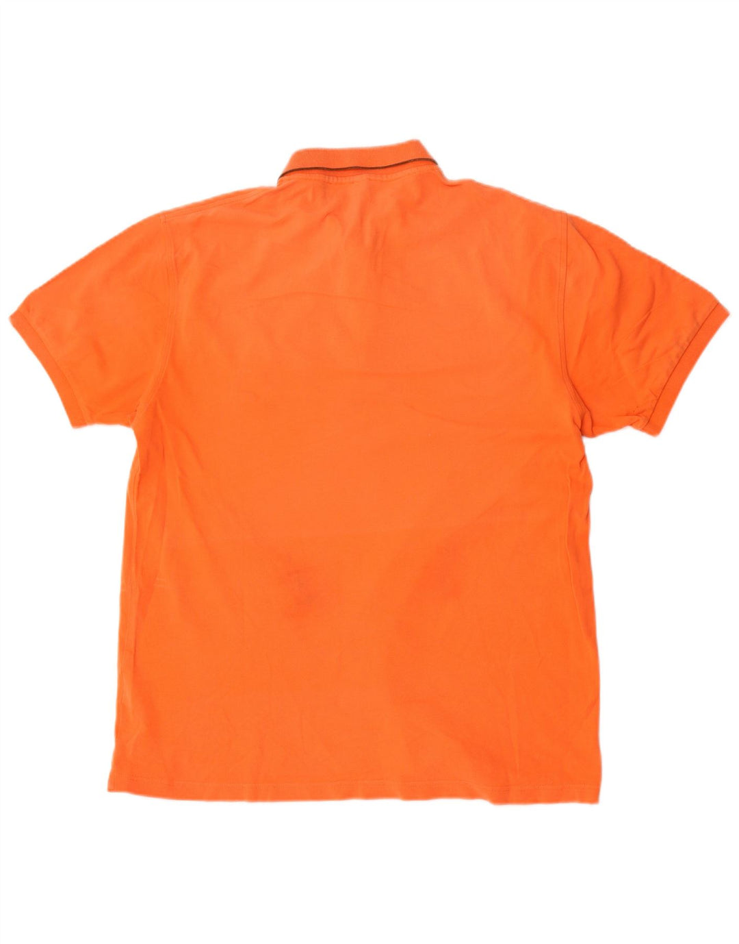 Sun68 Mens Polo Shirt 2XL Orange Cotton