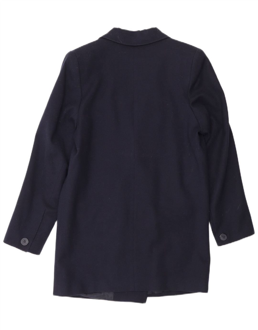 Vintage Womens Double Breasted Blazer Jacket UK 10 Small Navy Blue
