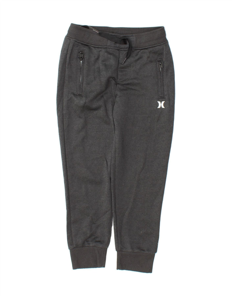 HURLEY Boys Tracksuit Trousers Joggers 5-6 Years  Grey Polyester Vintage Hurley and Second-Hand Hurley from Messina Hembry 