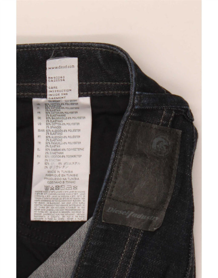 Diesel Womens Slim Jeans W32 L32 Navy Blue Cotton