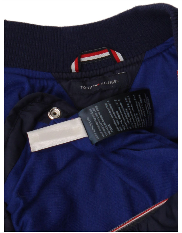 Tommy Hilfiger Girls Padded Gilet 5-6 Years Navy Blue Polyester