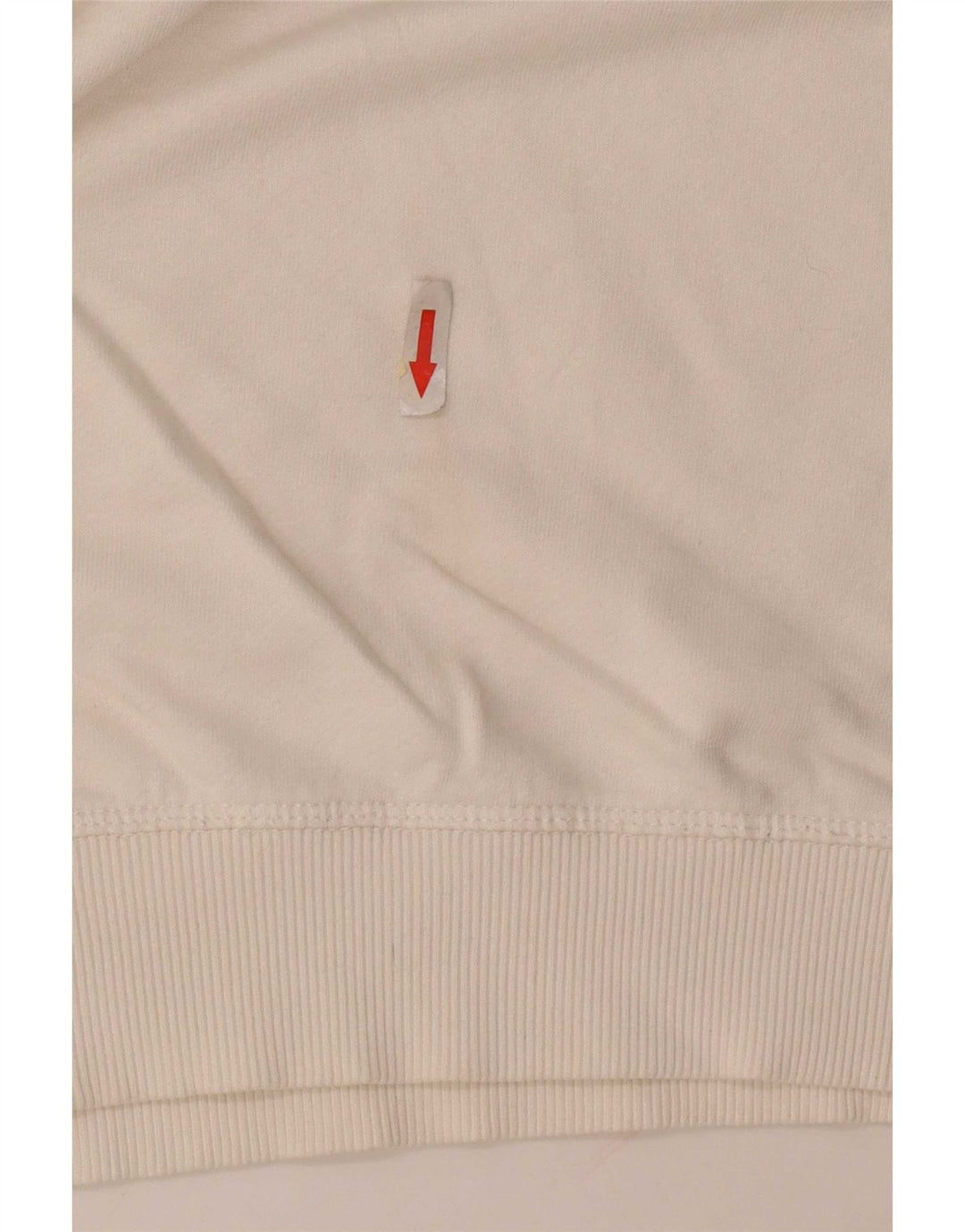 Superdry Womens Sweatshirt Jumper UK 16 Large White Cotton