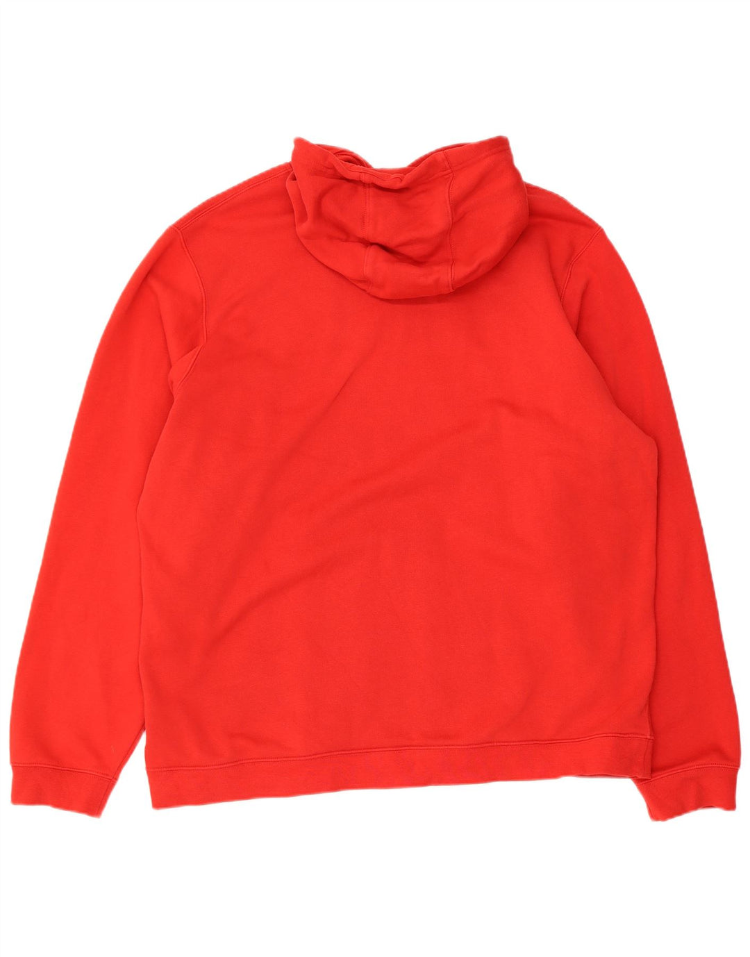 Nike Mens Graphic Hoodie Jumper 2XL Red Cotton
