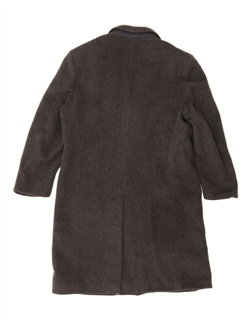 BURTON Mens Overcoat UK 44 2XL Grey Wool Vintage Burton and Second-Hand Burton from Messina Hembry 