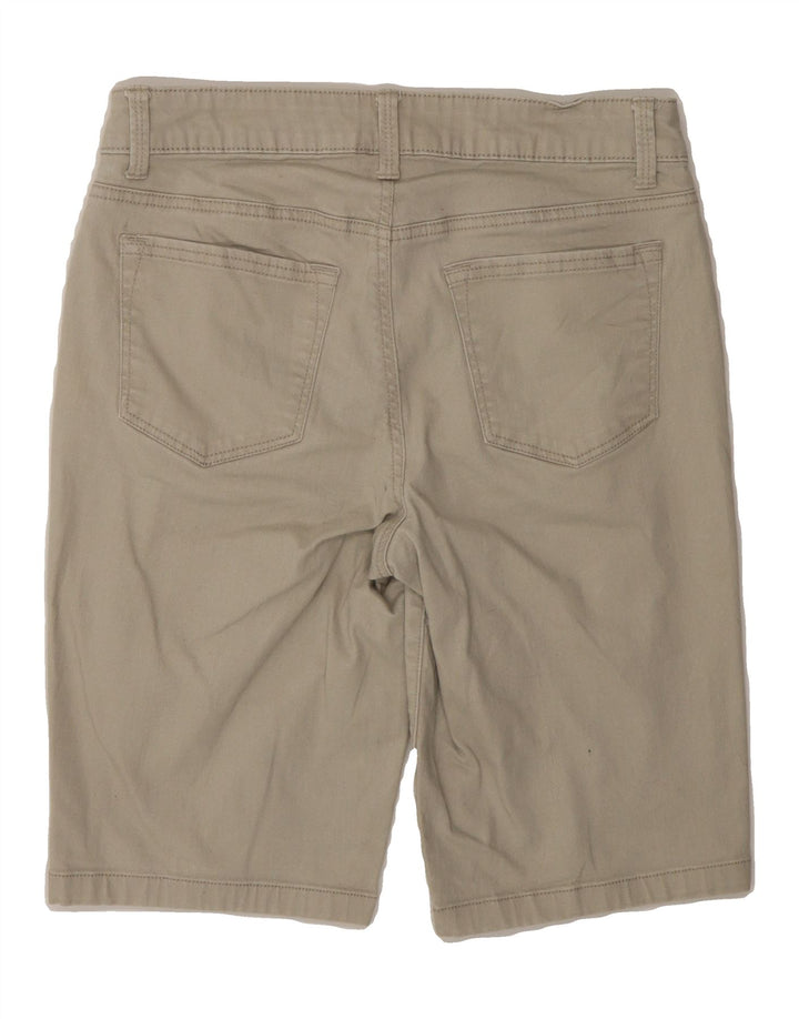 LEE Womens Riders Mid Rise Bermuda Shorts W30 Medium Grey Vintage Lee and Second-Hand Lee from Messina Hembry 