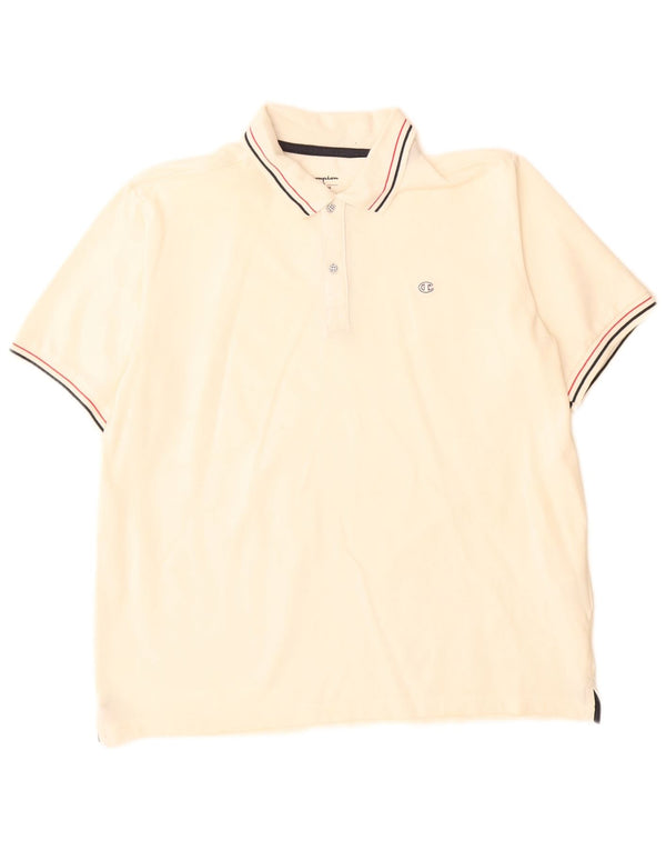Champion Boys Polo Shirt 13-14 Years XL White Cotton