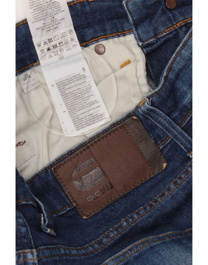 G-Star Mens Revend Super Slim Jeans W32 L30 Blue Cotton