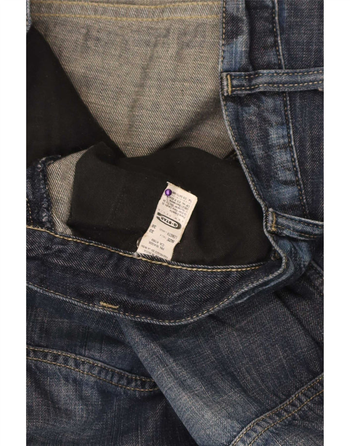 G-Star Mens Straight Jeans W33 L38 Navy Blue