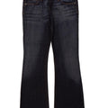 CALVIN KLEIN Womens Bootcut Jeans W32 L33 Navy Blue Cotton