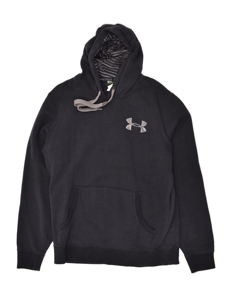 UNDER ARMOUR Mens loose Hoodie Jumper Medium Black Cotton | Vintage Under Armour | Thrift | Second-Hand Under Armour | Used Clothing | Messina Hembry 