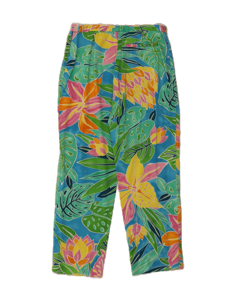 RALPH LAUREN Womens Cropped Trousers US 8 Medium W30 L26 Multicoloured Vintage Ralph Lauren and Second-Hand Ralph Lauren from Messina Hembry 