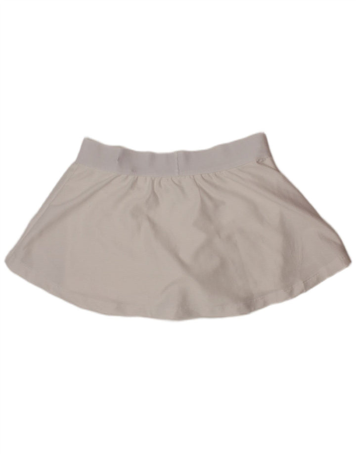 NIKE Girls Dri Fit Skort 8-9 Years Small White