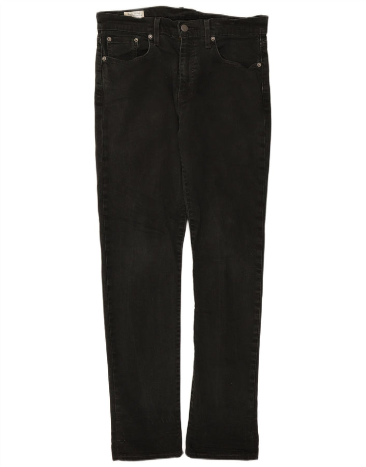 Levi's Mens Slim Jeans W30 L32 Black Cotton