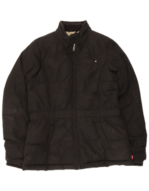 Levi's Girls Padded Jacket 13-14 Years Black Polyester