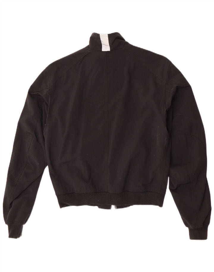 Belstaff Mens Bomber Jacket UK 38 Medium Black Nylon