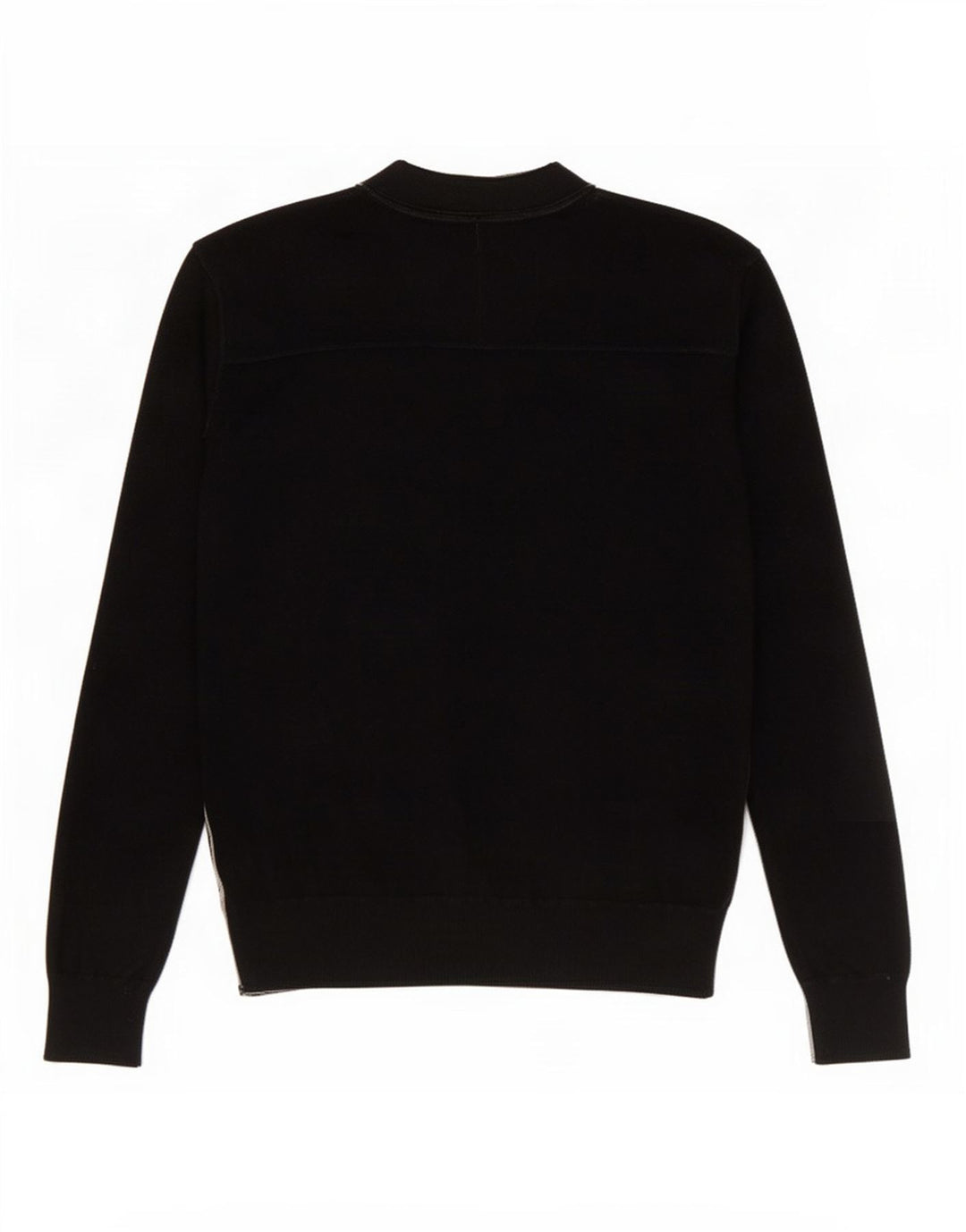Guess Mens Cardigan Sweater Medium Black Cotton
