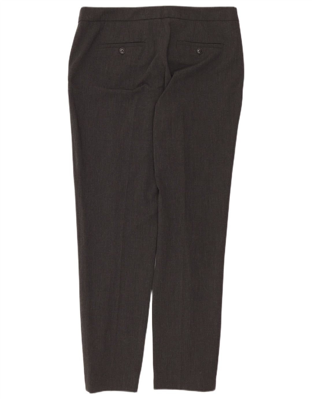 Trussardi Womens Slim Suit Trousers IT 40 Small W30 L27 Grey Polyester