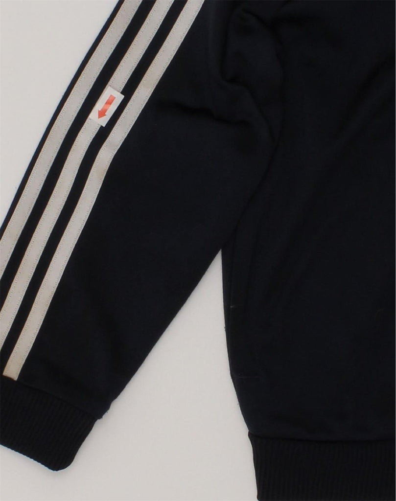 ADIDAS Boys Tracksuit Top Jacket 5-6 Years Navy Blue Polyester | Vintage Adidas | Thrift | Second-Hand Adidas | Used Clothing | Messina Hembry 