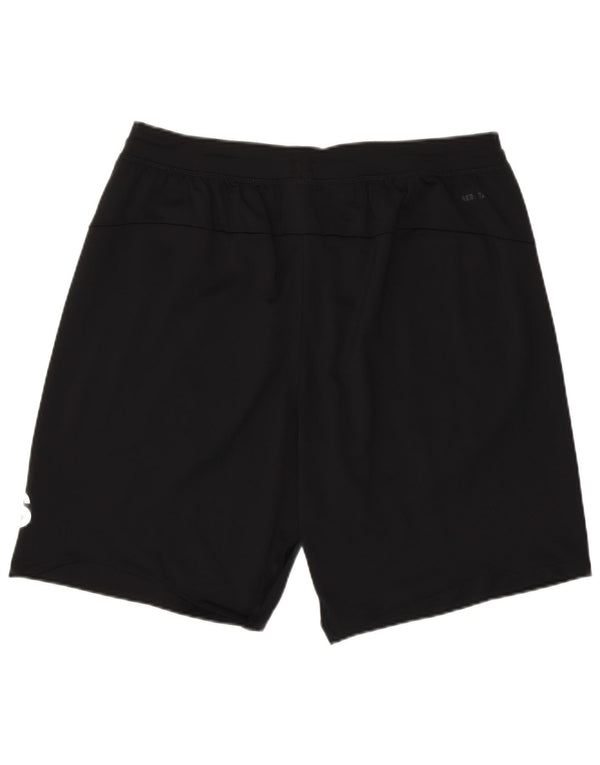 Adidas Mens Aeroready Graphic Sport Shorts Large  Black Polyester