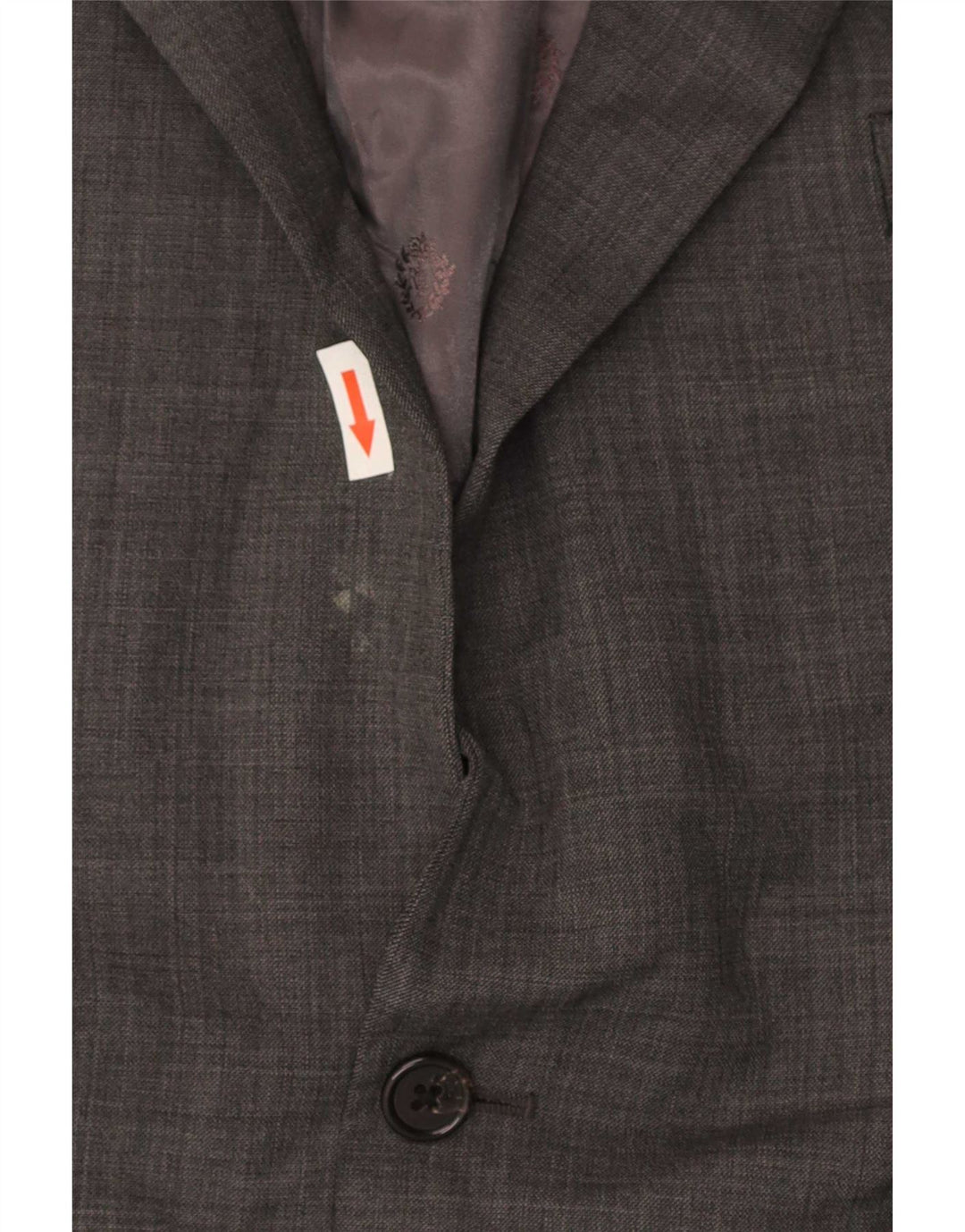 Ralph Lauren Mens Longline 2 Button Blazer Jacket UK 46 2XL Grey Classic