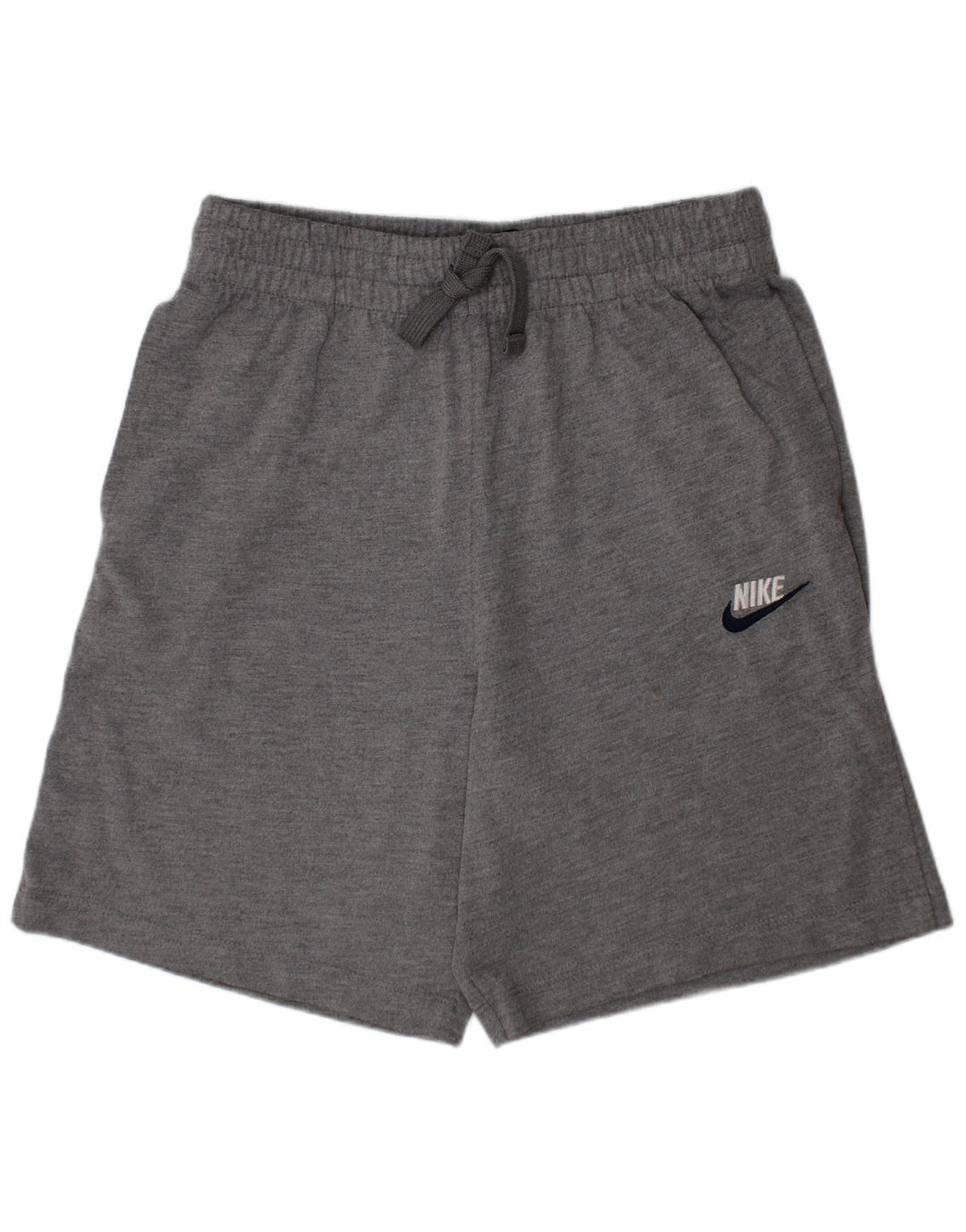 NIKE Boys Standard Fit Sport Shorts 12-13 Years Large  Grey Polyester