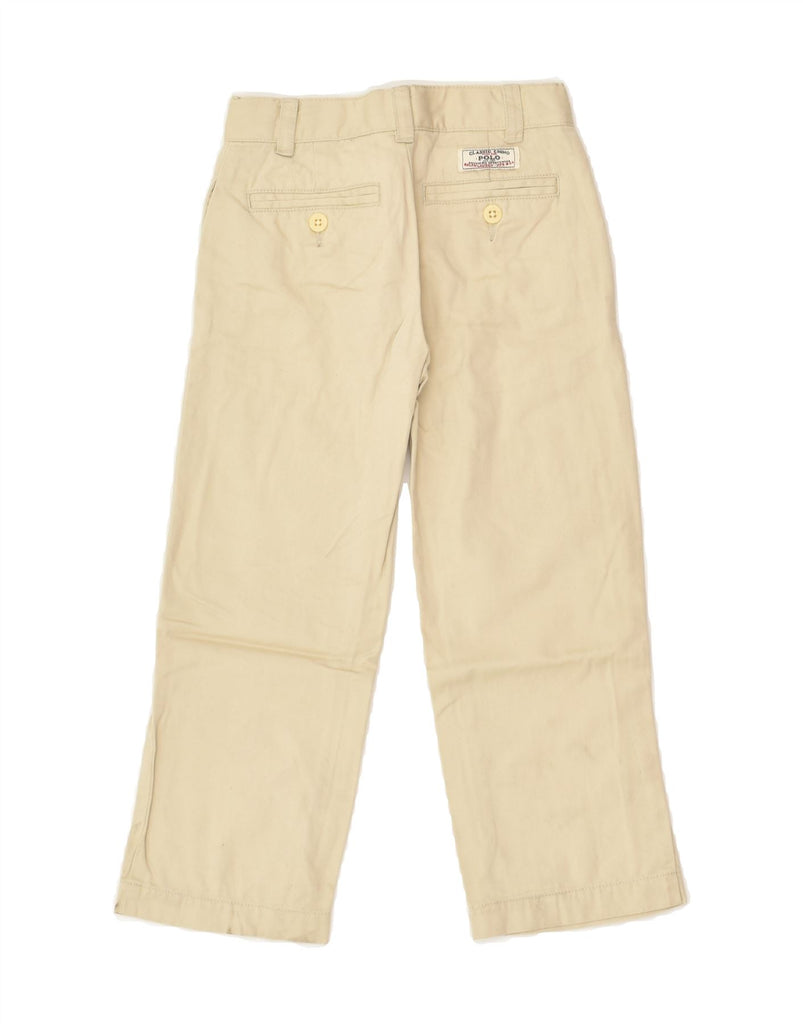 POLO RALPH LAUREN Boys Straight Chino Trousers 3-4 Years W20 L17  Beige | Vintage Polo Ralph Lauren | Thrift | Second-Hand Polo Ralph Lauren | Used Clothing | Messina Hembry 