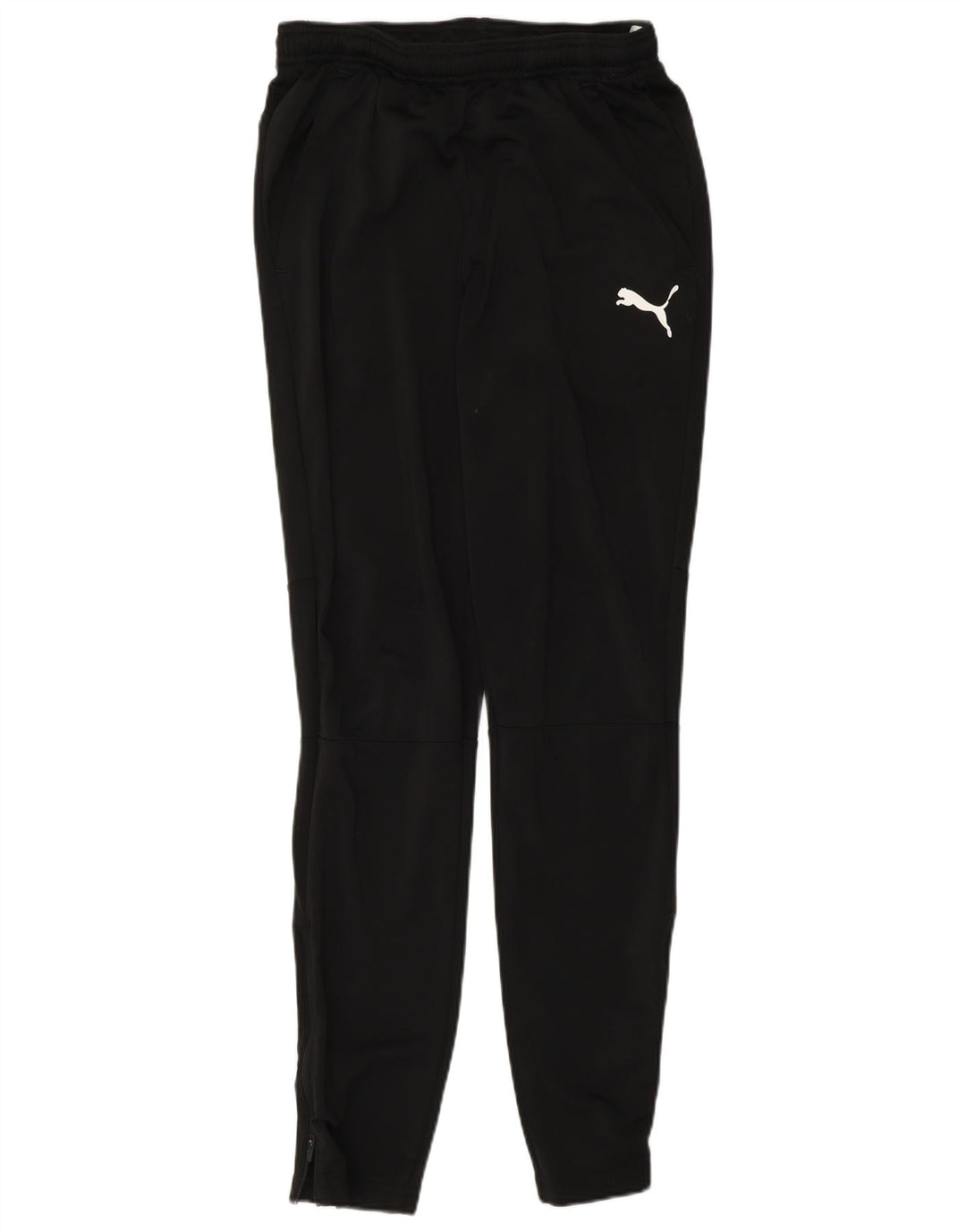 Puma Mens Regular Tracksuit Trousers Joggers Small Black Polyester