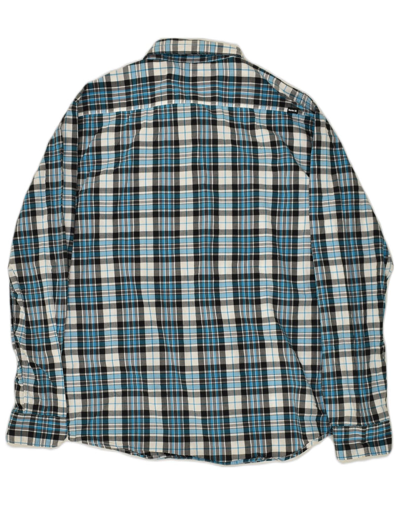 HURLEY Mens Shirt Large Blue Check Cotton | Vintage Hurley | Thrift | Second-Hand Hurley | Used Clothing | Messina Hembry 