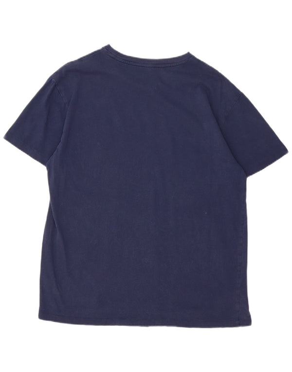 Polo Ralph Lauren Mens T-Shirt Top Medium Navy Blue Cotton