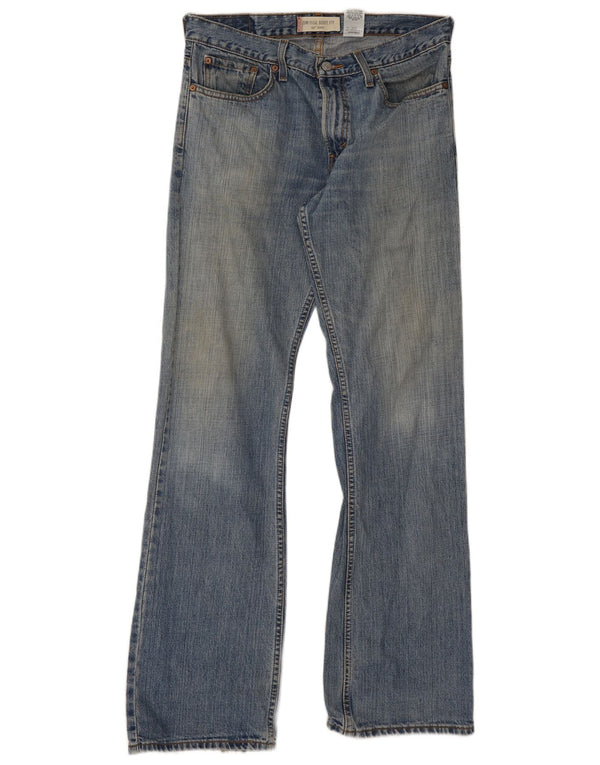 Levi's Mens 527 Low Waist Bootcut Jeans W33 L34 Blue Cotton