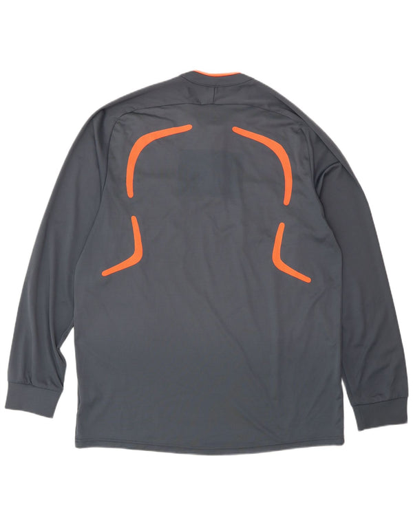 ADIDAS Mens Clima 365 Top Long Sleeve Large Grey Polyester