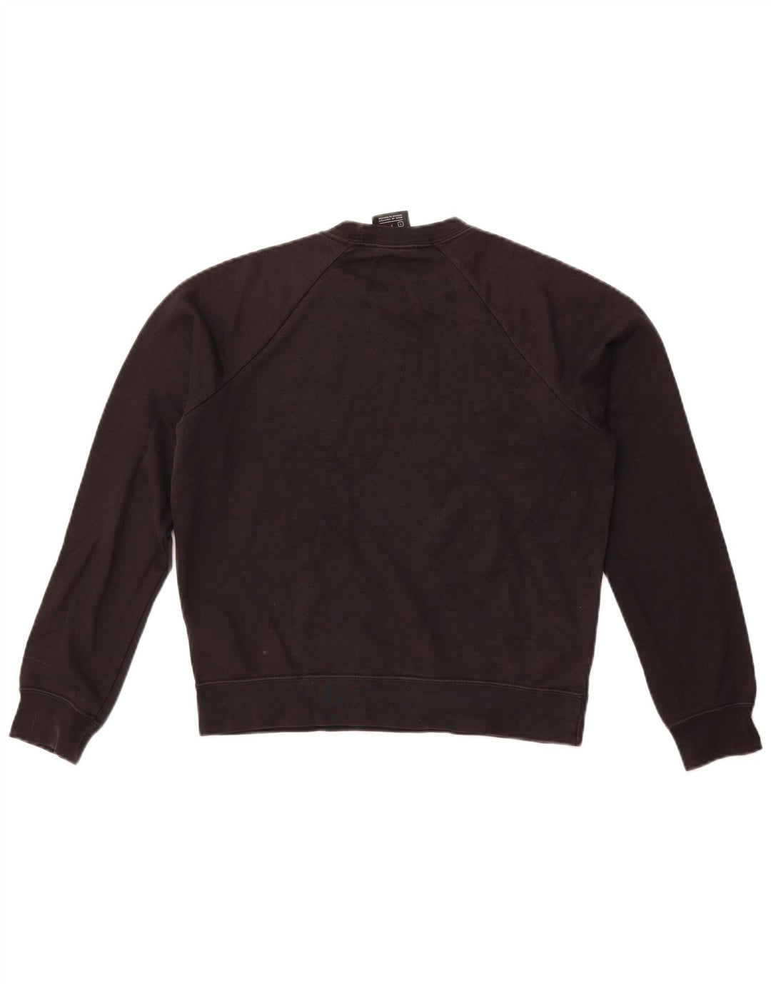 Nike Womens Oversized Sweatshirt Jumper UK 10 Small Black Cotton