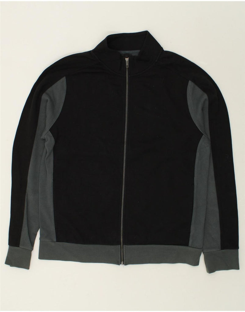 OAKLEY Mens Tracksuit Top Jacket XL Black Colourblock Cotton | Vintage Oakley | Thrift | Second-Hand Oakley | Used Clothing | Messina Hembry 