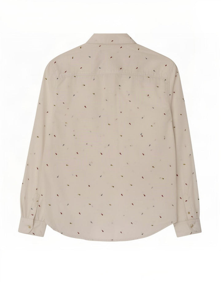 White Stuff Mens Classic Fit Shirt Large Spotted Cotton