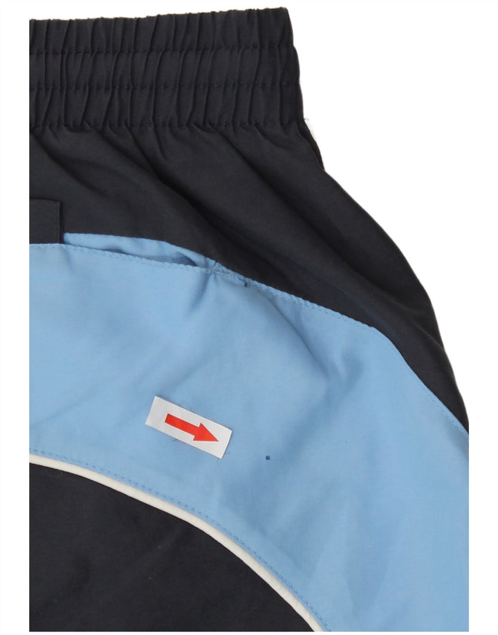 Kappa Mens Graphic Swimming Shorts XS  Navy Blue Colourblock Polyester