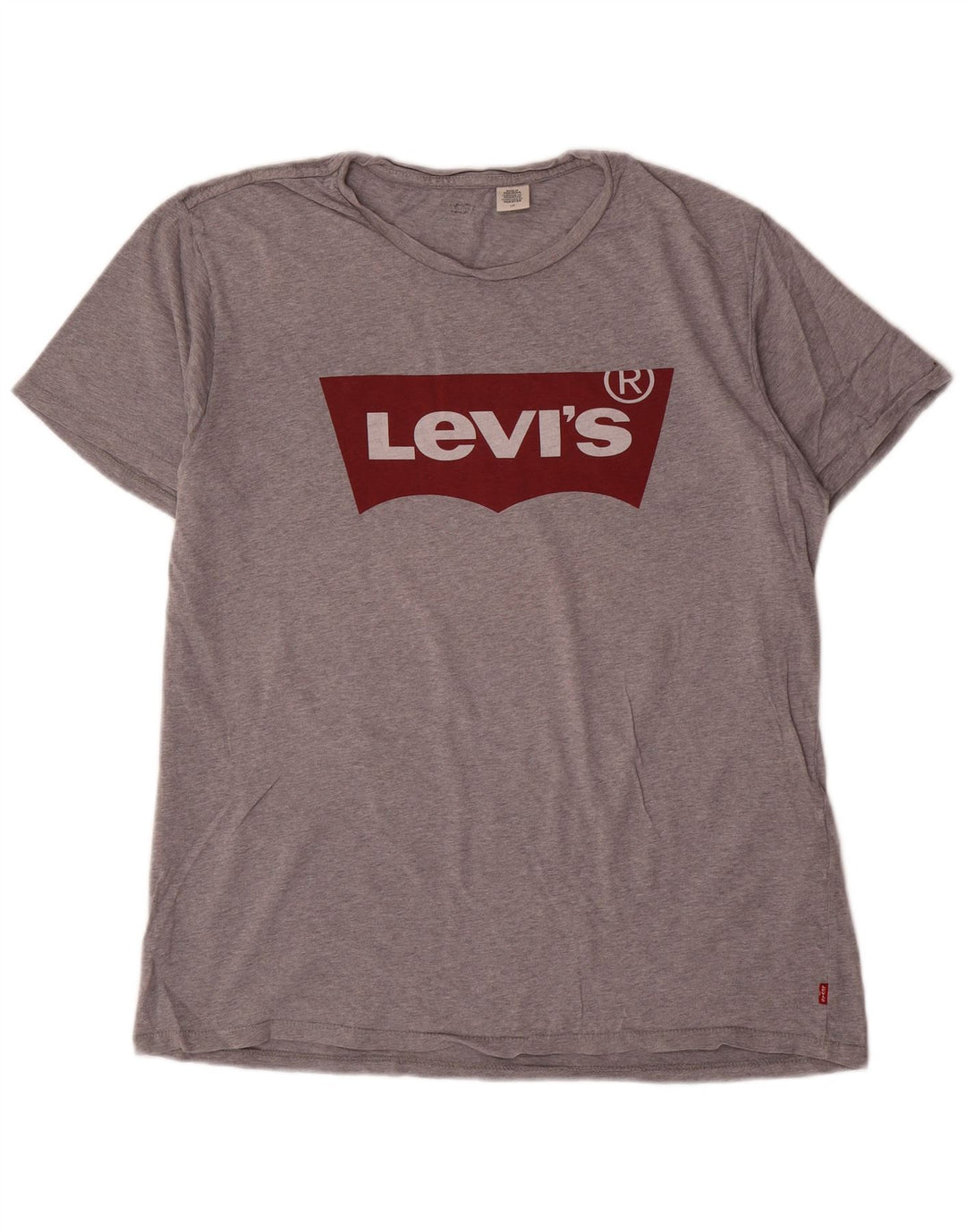 Levi's Mens Graphic T-Shirt Top Large Grey Cotton