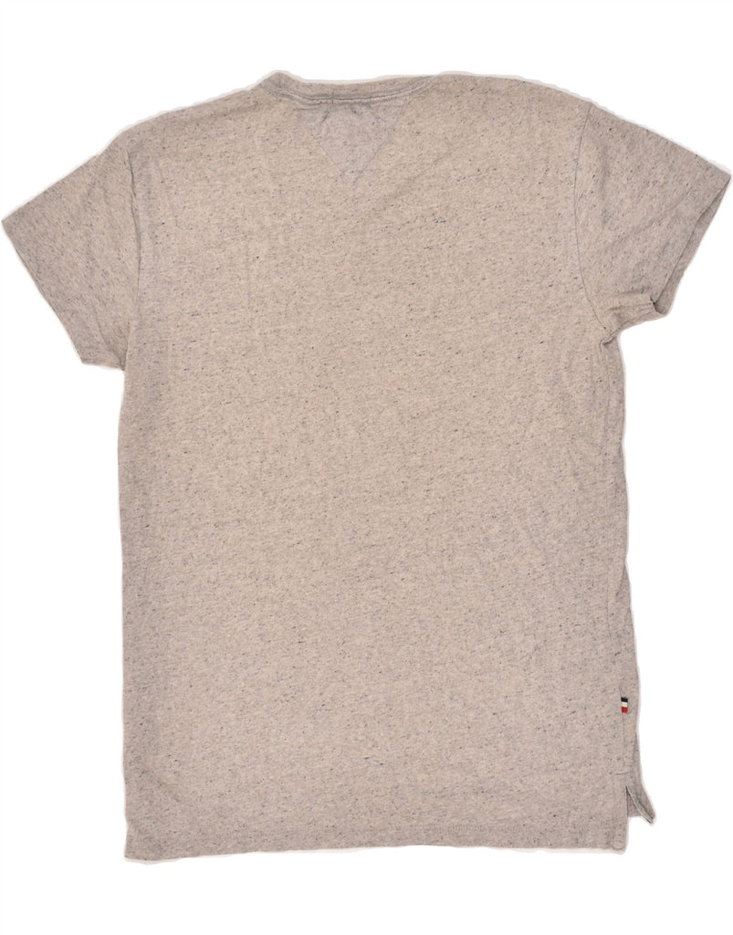 TOMMY HILFIGER Mens T-Shirt Top Small Grey Flecked Cotton | Vintage Tommy Hilfiger | Thrift | Second-Hand Tommy Hilfiger | Used Clothing | Messina Hembry 