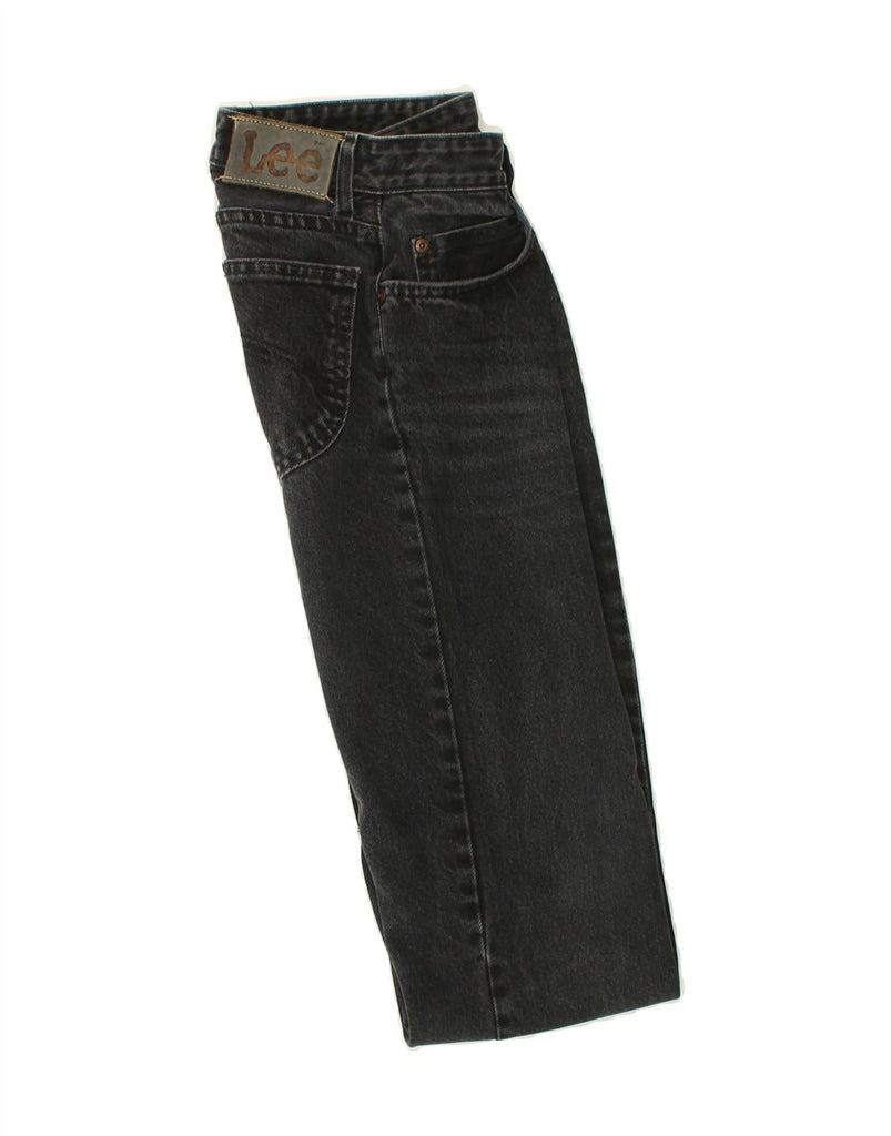 LEE Womens Straight Jeans W29 L26 Black Cotton | Vintage Lee | Thrift | Second-Hand Lee | Used Clothing | Messina Hembry 