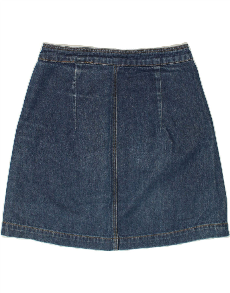 VINTAGE Womens Denim Skirt EU 36 Small W26 Blue | Vintage Vintage | Thrift | Second-Hand Vintage | Used Clothing | Messina Hembry 